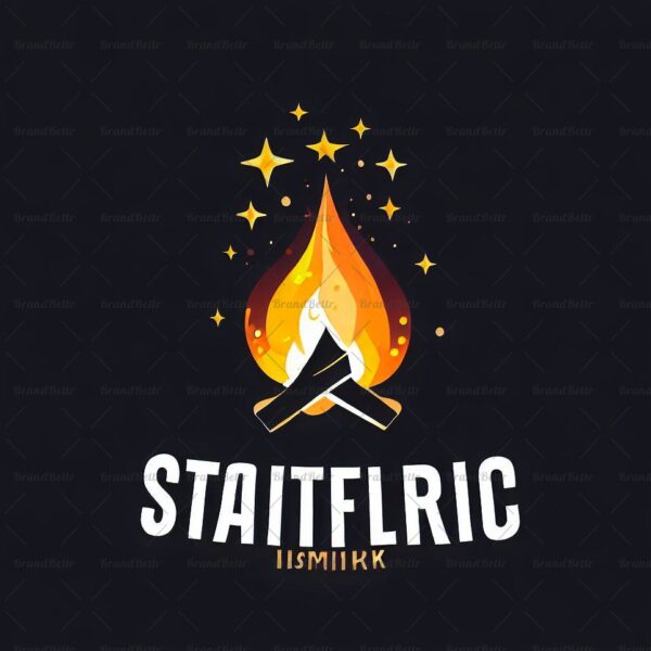 Sternenübersätes Lagerfeuer
